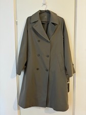 Muji Japan minimalist trench coat cotton