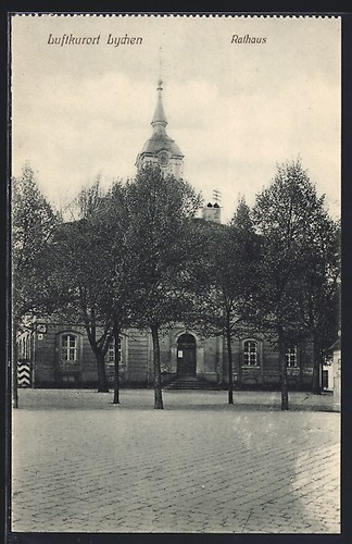 Lychen rathaus ansichtskarte - rathaus,,