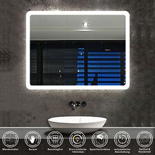 Badspiegel mit LED Beleuchtung Beschlagfrei+IR Sensor+Dimmbar+Memory