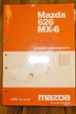 MAZDA  Werkstatthandbuch/Heft Mazda 626 MX-6 Verkabelungsdiagramm 4/96