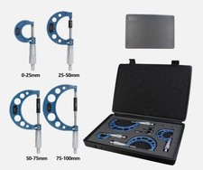 4 Stück 0-100mm Micrometer