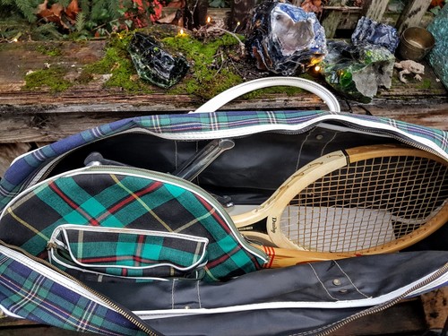 Vintage tennis set tasche - vintage, und