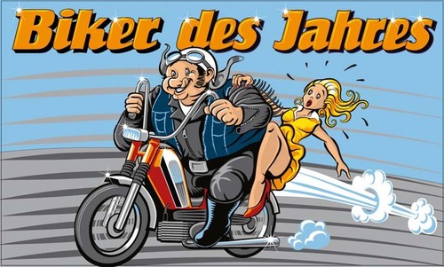 Fahne flagge 90x150 biker - flagge,