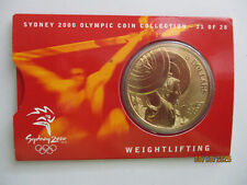 5 australische Dollar Olympiade Sydney 2000 Weightlifting