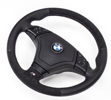 Lederlenkrad für BMW E46 mit Airbag NEU  LEDERRBEZUG mit ALCANTARA!!!