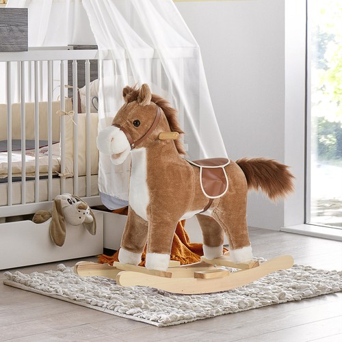 Homcom kinder schaukelpferd - homcom,