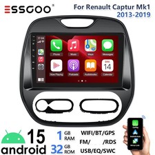 Für Renault Captur MK1 2013-2019 Android 15 Carplay Autoradio BT GPS NAVI 32G FM