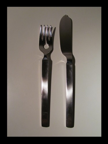 Alessi dry fish fork - fish, ~