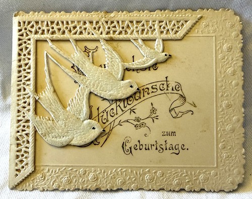 Klappkarte alte kleine