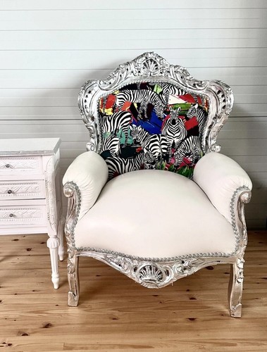 Armchair french louis baroque - french,