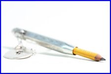 um 1910 toi,toi Stiletto - silber Fall Bleistift m blauem Stein GLÜCKSBRINGER