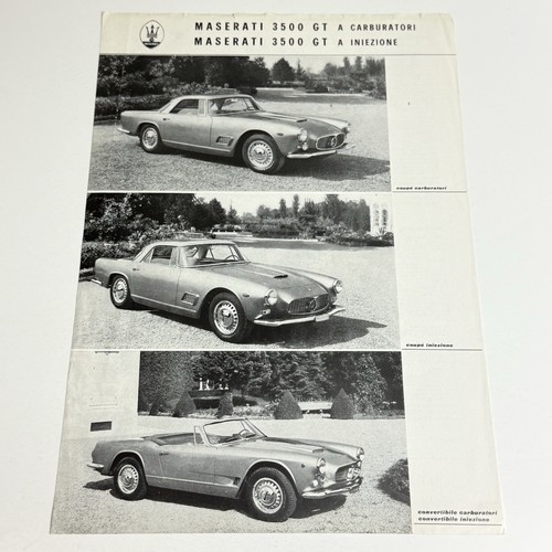 Maserati 3500 2p - gt, a