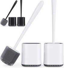 2 x Klobürste Toilettenbürste WC Bürste Klobürste Silikon mit Silikonborsten