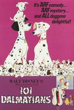 ✪ ONE HUNDRED & ONE DALMATIANS, Disney FILM-POSTKARTE/ANSICHTSKARTE NEU