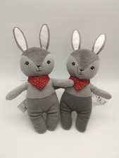 2x IKEA GULLIGAST Hase mit Halstuch & Quitschie Plüschtier Stofftier Kuscheltier