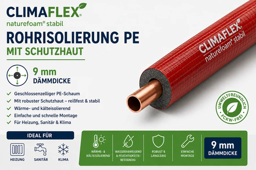 Rohrisolierung robuste - pe,
