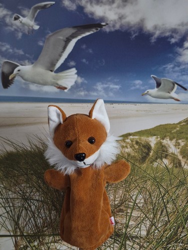 Handpuppe fuchs von goki ca - handpuppe,