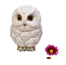 Muwse Schnee Eule Uhu Garten