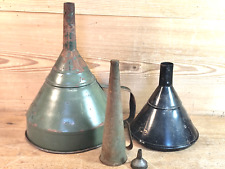 Lot Trichter Werkstatt Tankstelle Einfülltrichter mit Sieb Deko Benzin GGA17