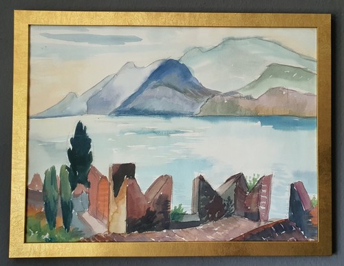 Gemälde aquarell elfriede - gemälde,