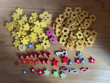 Dekomaterial Blumen, Sterne, u.ä. Paket 119 Teile Konvolut