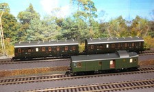 TRIX International H0:  3tlgs.  DRG  Personenzug- SET, Abteilwagen,  Ep.II, OVP