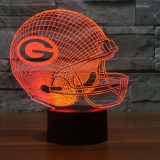 3D LED 7 Farbe GREEN BAY