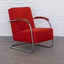 Mücke-Melder Stahlrohrsessel „Famos 21“, Bauhaus-Stil, ca. 1932