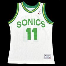Autogramm Detlef Schrempf Sonics NBA Trikot Basketball Jersey Nowitzki Schröder
