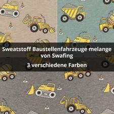 Sweatstoff Baustellenfahrzeuge