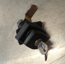 Klappenschloss Schloss Tür Serviceklappe Gaskasten Wohnwagen Wohnmobil schwarz