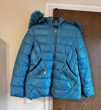 Damen Winterjacke Türkis mit