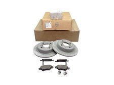 Bremsscheibe Bremsbeläge hinten Set für OPEL Astra G, Zafira A 93182594 9196587