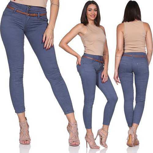 Damen high waist röhrenjeans - waist,