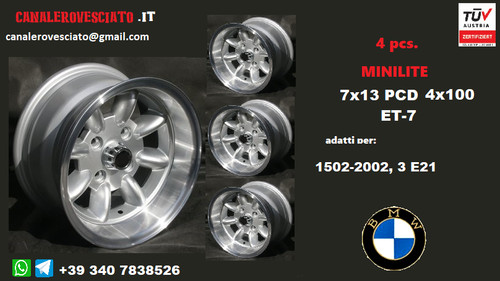 Minilite felgen 7x13 7 - 4,