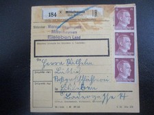 #2974 Paketkarte aus