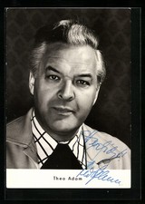 Opernsänger Theo Adam mit