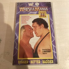 wrestlemania 3 vhs wwf