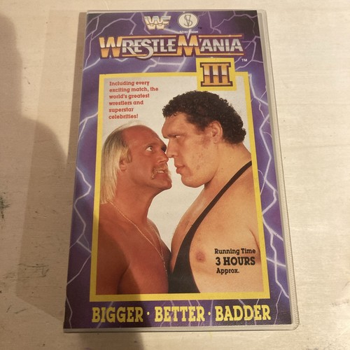 Wrestlemania vhs wwf - 3,