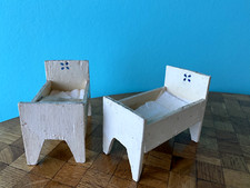 Zwei alte Betten Bett Holz