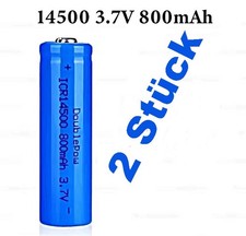 2 x Lithium Ionen Akku 14500