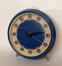 Wecker Blau Vintage Ähnlich Blessing Retro 1970er 10cm