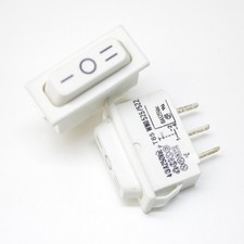 Schalter Kautt & Bux Einbauschalter Kippschalter Weiß WNO525 Doppeltaster Taster