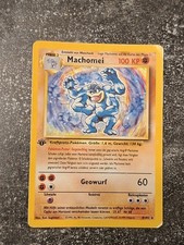 Pokémon Karte • 1.Edition Machomei • Basis / Base Set • Deutsch Holo Pokemon  