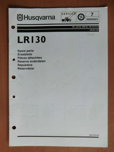Husqvarna rasentraktor 130 - lr,