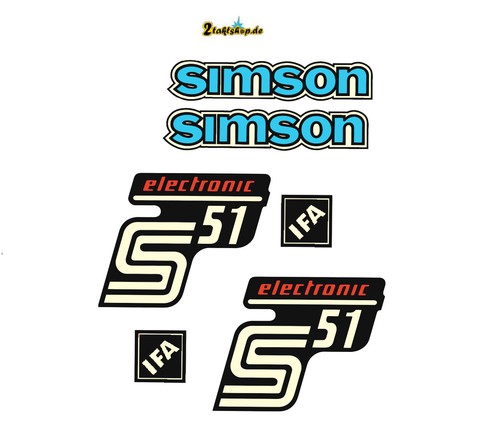 Simson s51 wasserabziehbild - simson,