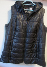 Long-Stepweste+ Kapuze v.  MIA MODA  Gr: 52 schwarz neuw.