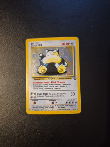 Relaxo snorlax holo - snorlax, 11/64