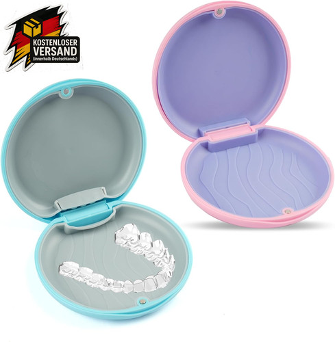 Zahnspangendose set mit - zahnspangendose,