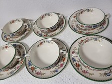 6 Suppentassen mit Unterteller